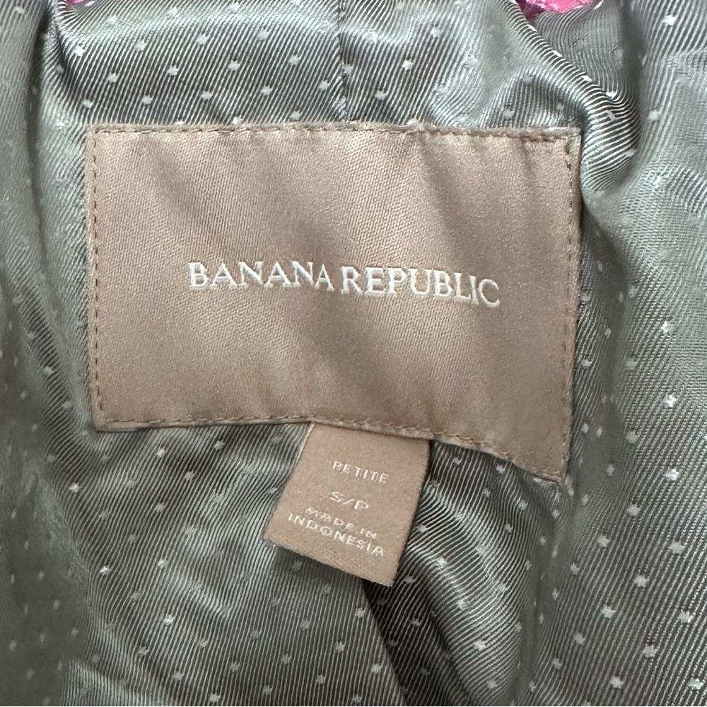 Banana Republic Grey Wool Blend Moto Jacket SP - Picture 11 of 12